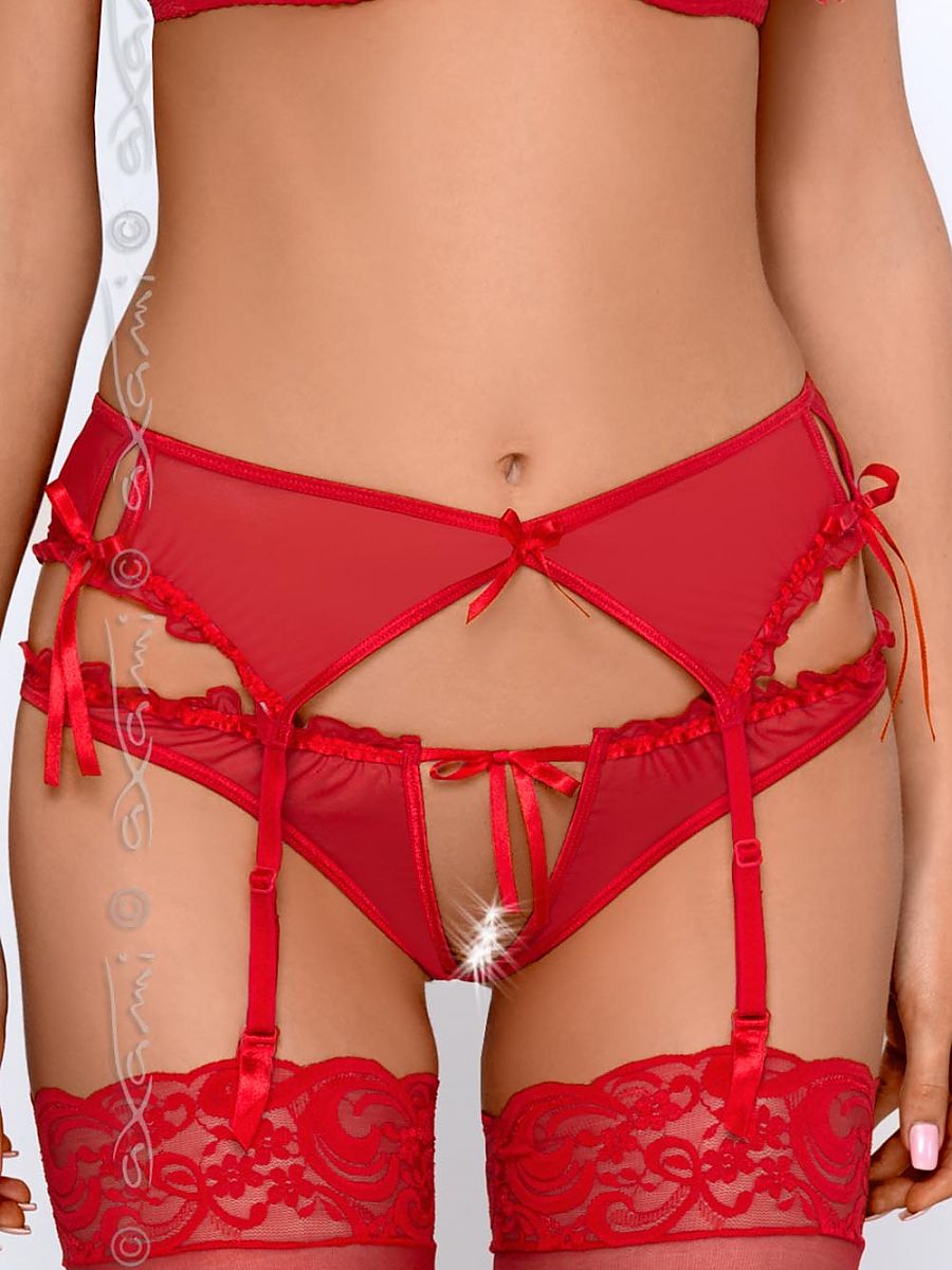 Dress Axami red - product view 2 at Secretelles