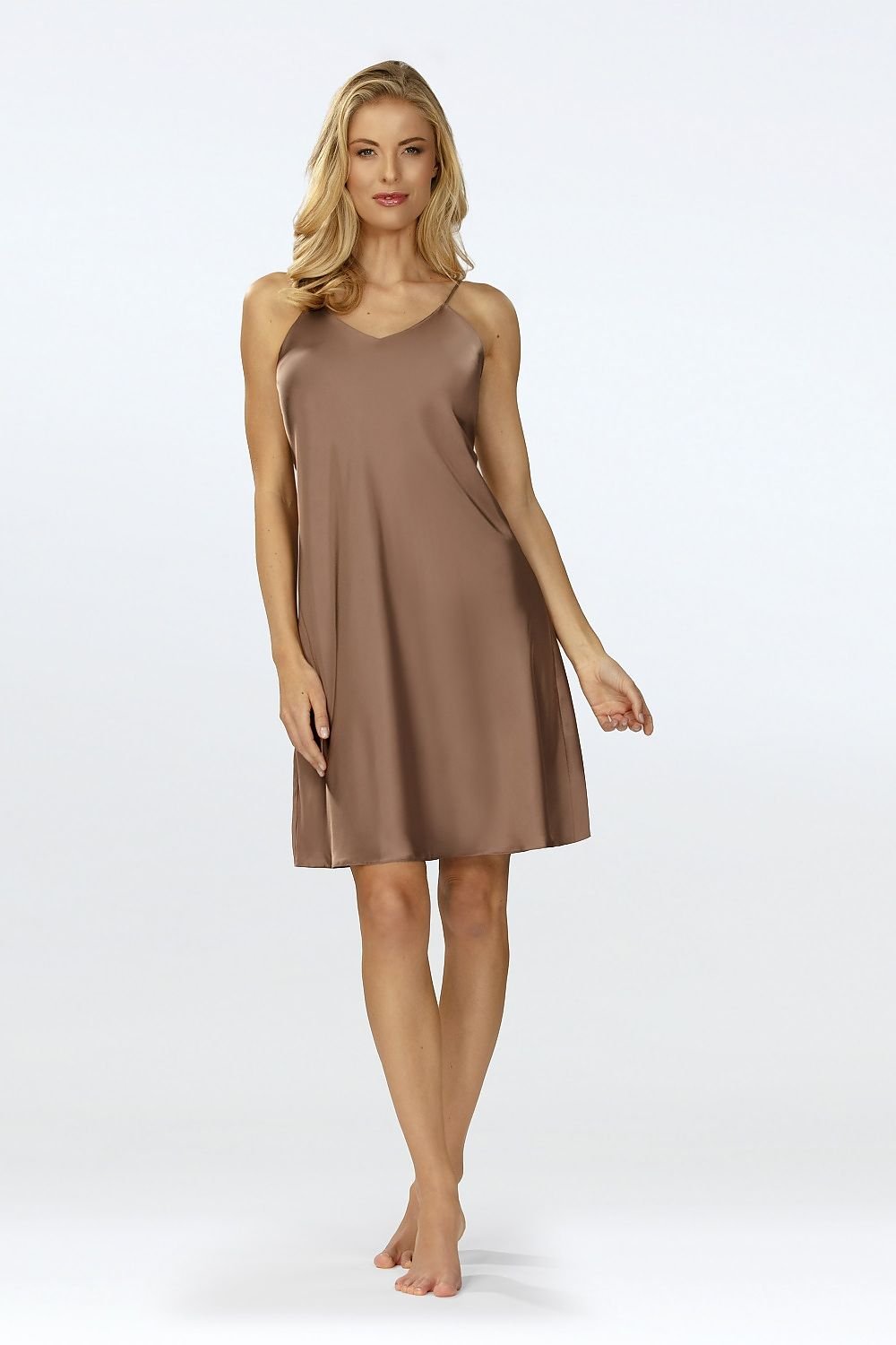 Nightdress DKaren brown 193651 - product view 1 at Secretelles